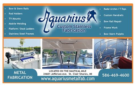 aquarius metal fabricators|Aquarius Marine Metal Fabrication – Boat Michigan.